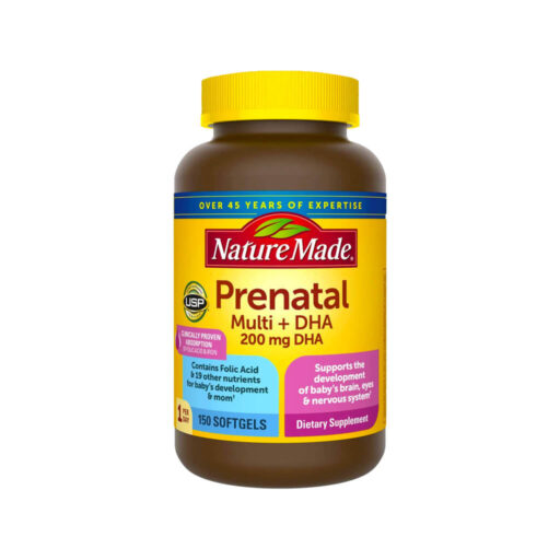 Vitamin Tổng Hợp Cho Bà Bầu Prenatal Folic Acid DHA · Chìa Khóa Vàng Cho Thai Kỳ Khỏe Mạnh